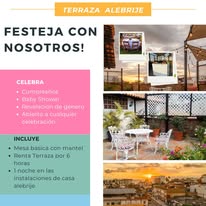 Terraza Alebrije para eventos